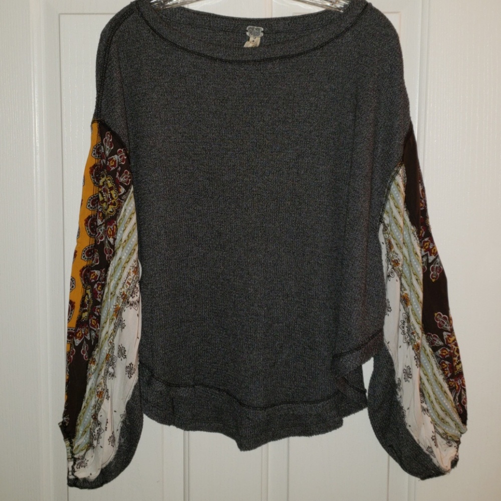 Free People Blossom Balloon Sleeve Thermal